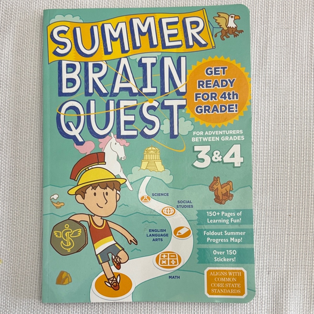 EXTRA Reading Support Summer Activity Book for Kids - Green Grade 3-4th
